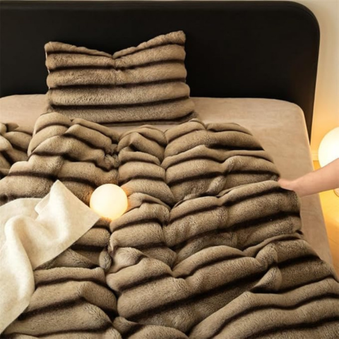 Juego de Cama Diana Aterciopelado Antialérgico (¡Hotel 5 Estrellas en tu Habitación!)